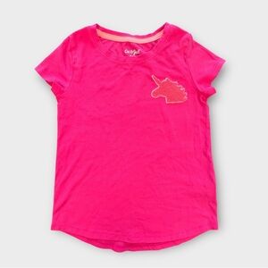 Cat & Jack Bright Pink Unicorn Tee
